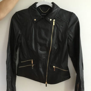 karen millen leather jacket sale